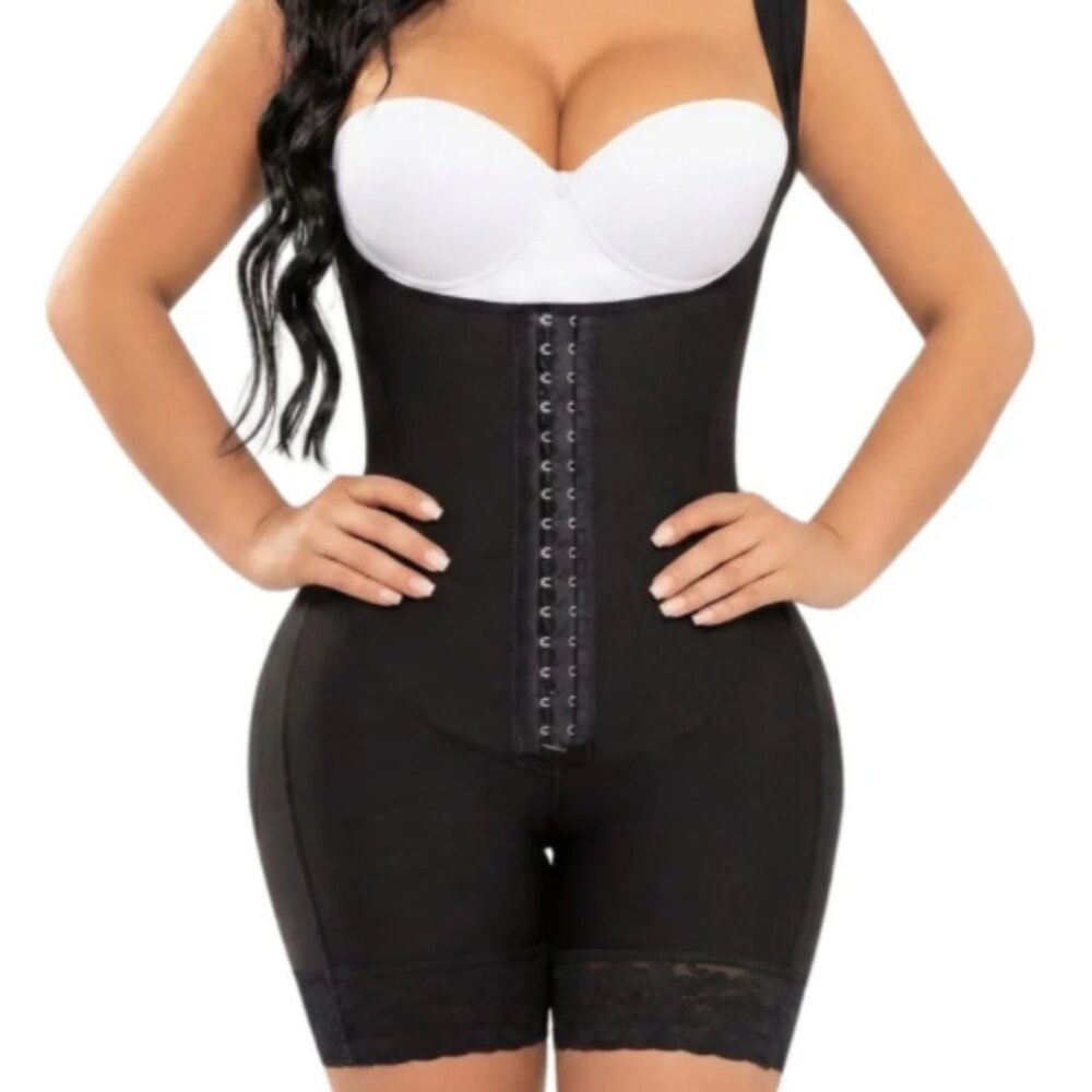 High Compression Colombian Butt Lifter Short Girdle – Waist Control – Powernet